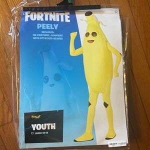 Fortnite 3D Peely Banana costume Youth size large 12